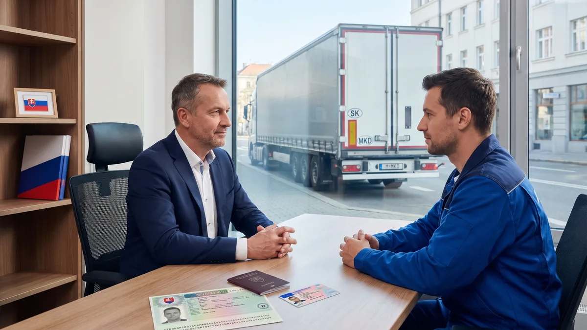 Národné D víza pre vodičov MKD — podmienky, postup a výhody pre dopravné firmy